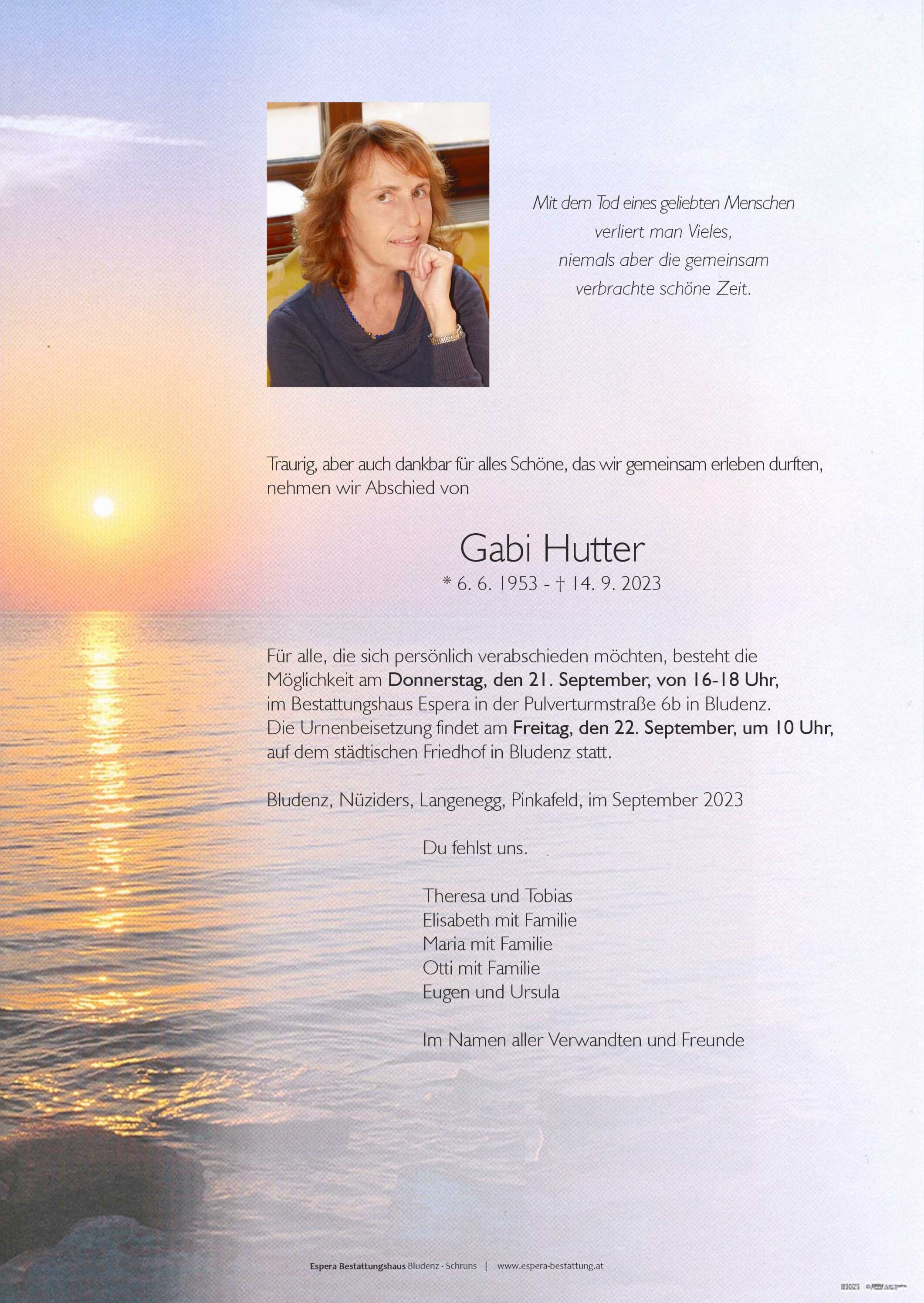 Gabi Hutter